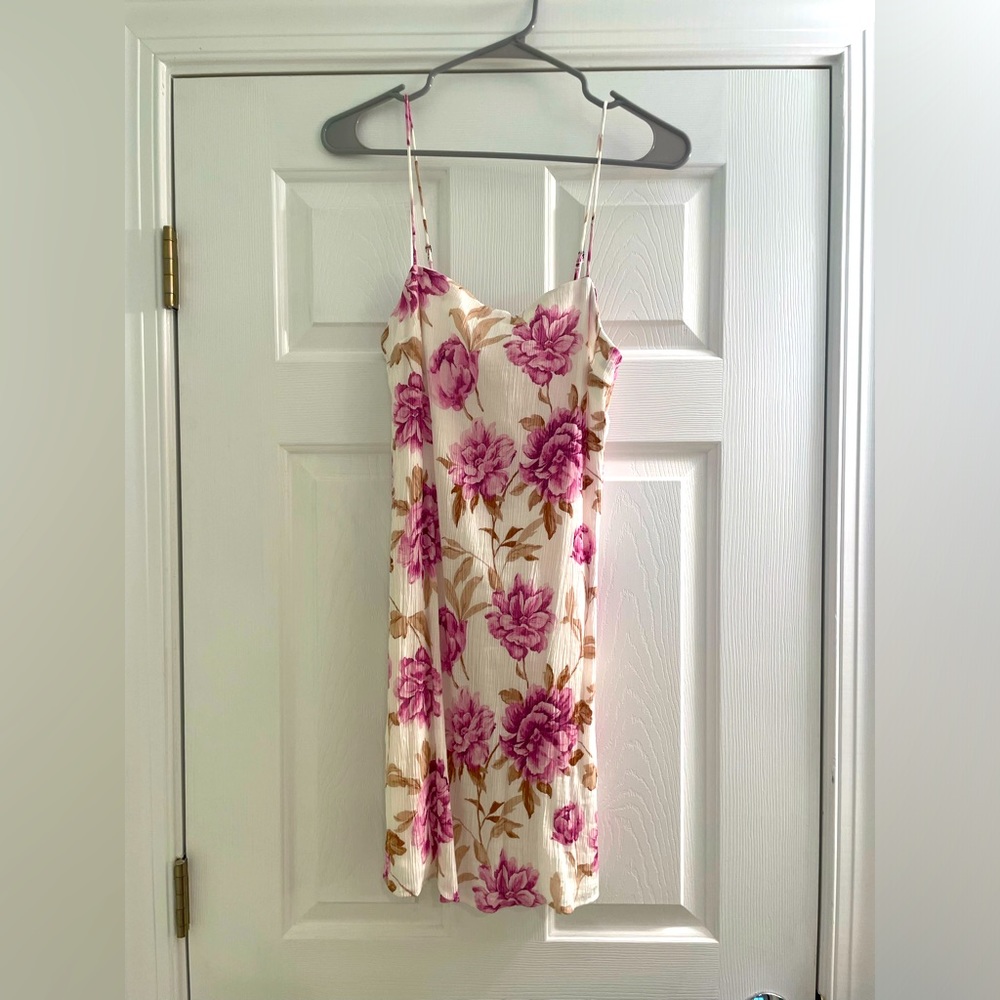 Abercrombie Crinkle Textured Skimming Mini Dress